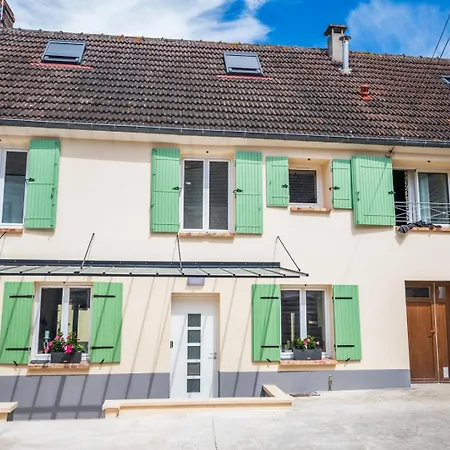 Les Pommiers / Maison Pour 6 Pers A Cergy Exterior photo